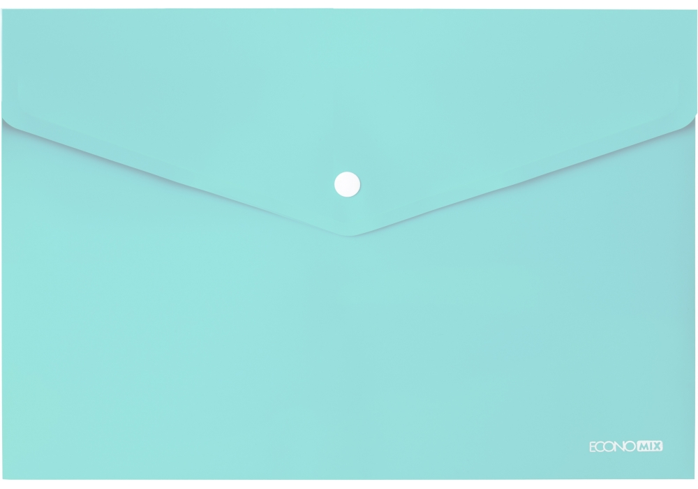 Папка на кнопці ECONOMIX А4, м'ятна (E31301-84)